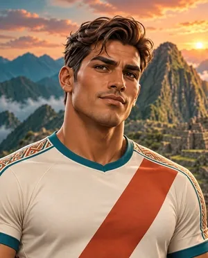 Retrato ilustrado de Renzo